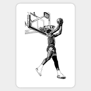 Michael Jordan Slam Dunk Sticker